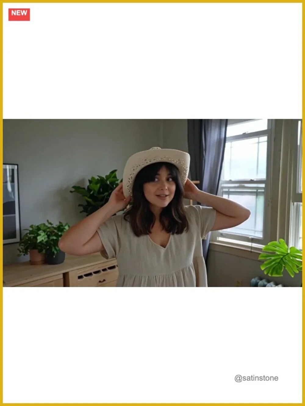 Straw Cowboy Hat Woven Cowgirl Western Sun Hat